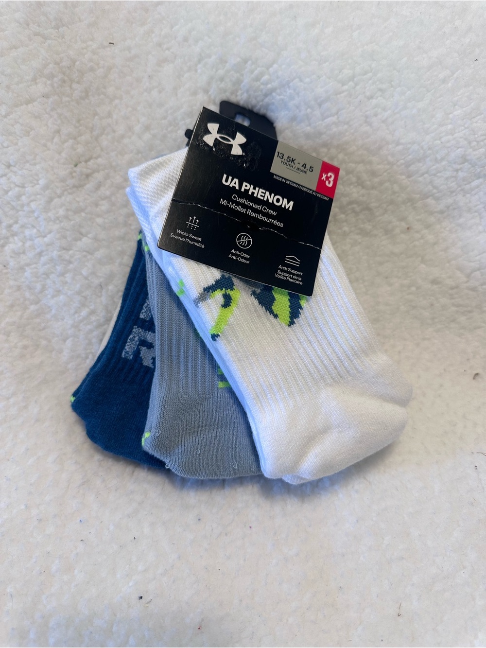 Boy’s Under Armour UA Phenom Socks